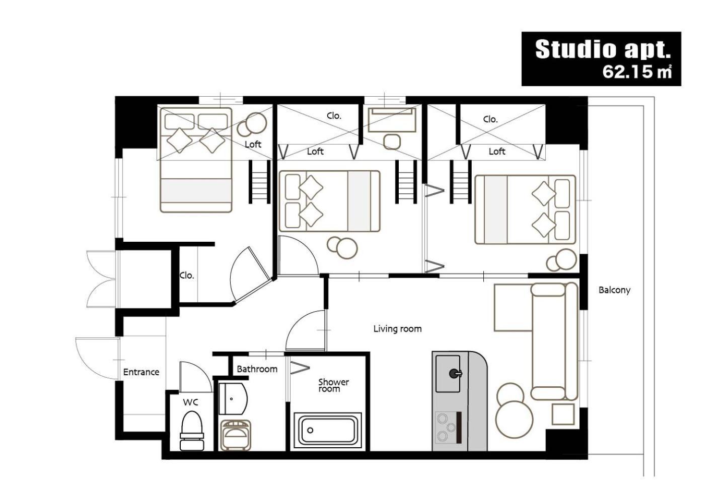 Ouchi Hotel Otemachi Hiroshima Room photo